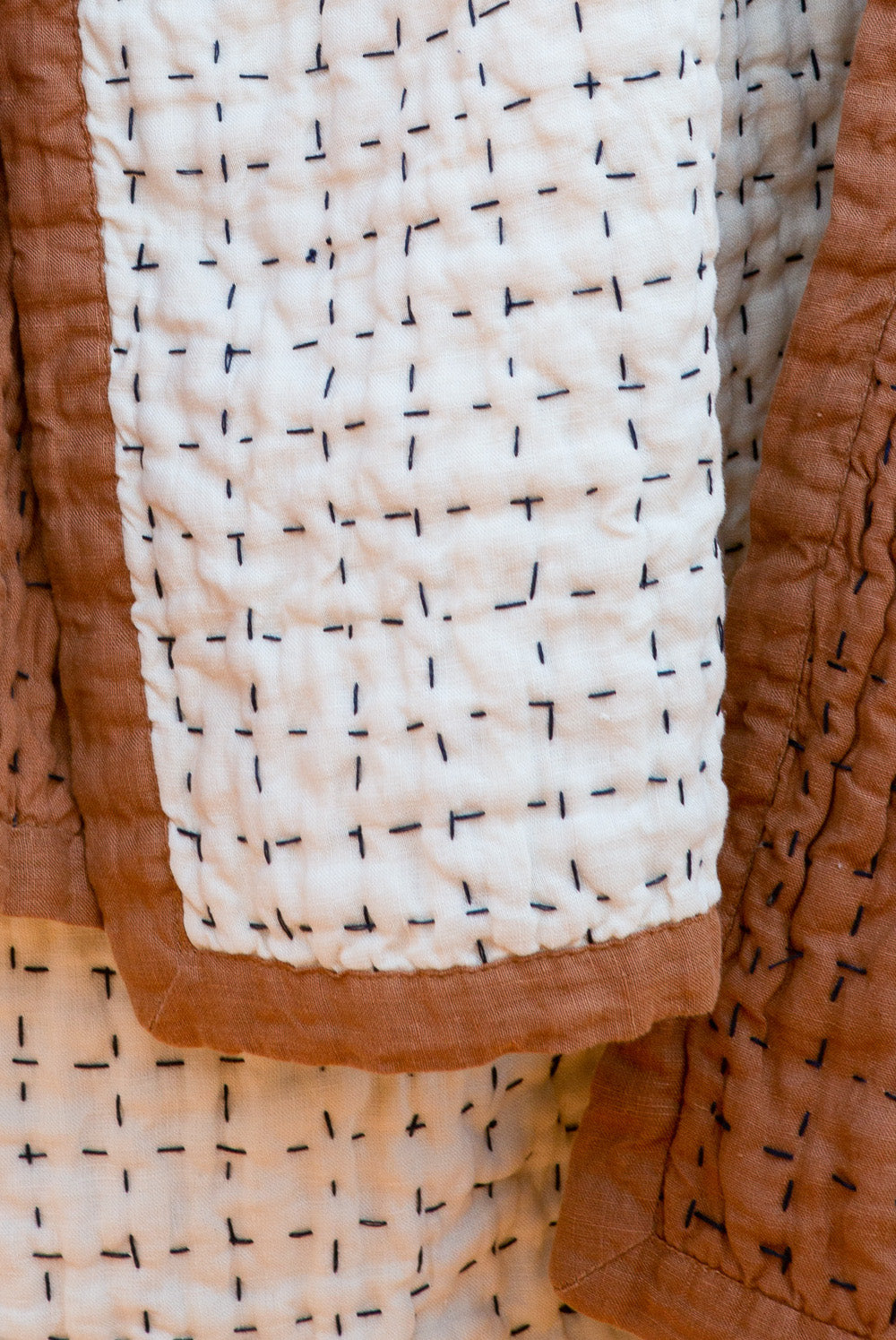 Evenfall Jasper Reversible Quilt | Jungmaven Hemp Clothing & Accessories / Color: Copper/Salt