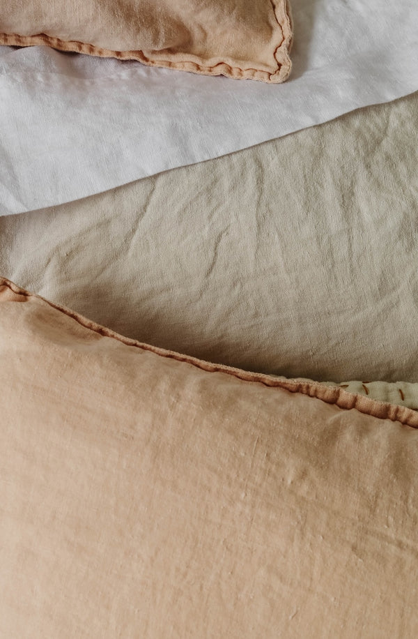 Evenfall Shams | Jungmaven Hemp Clothing & Accessories Color: Peach