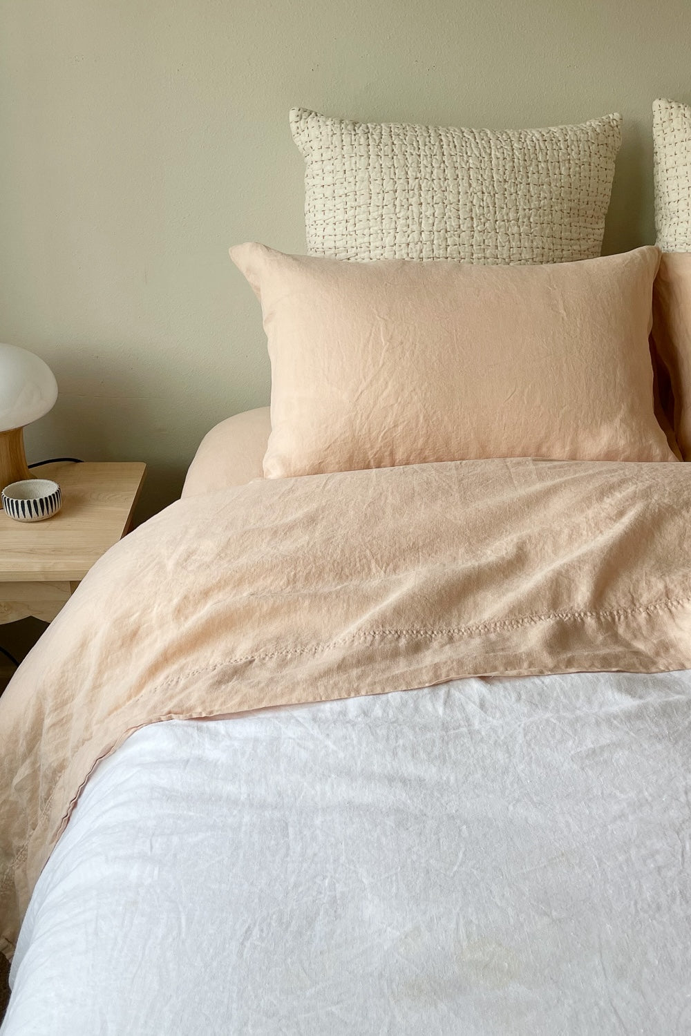 Evenfall Sheets | Jungmaven Hemp Clothing & Accessories / Color: Peach