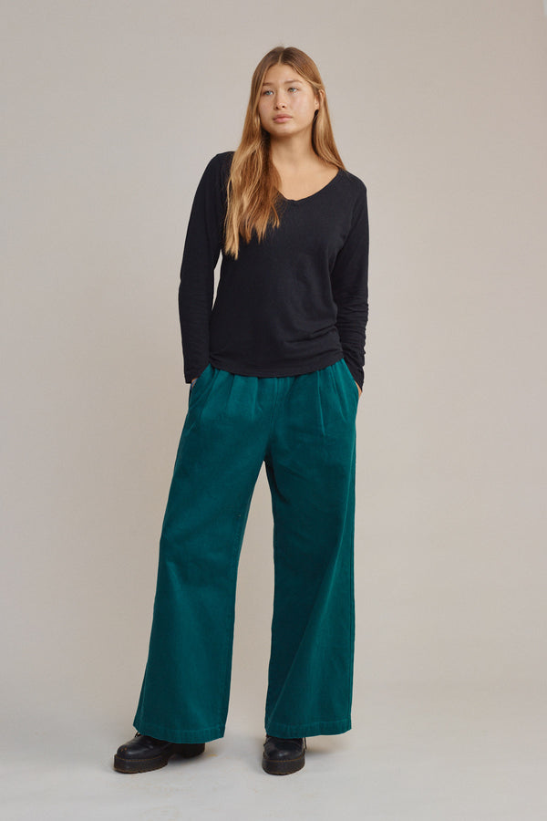 Finch Long Sleeve V-neck | Jungmaven Hemp Clothing & Accessories / Color: