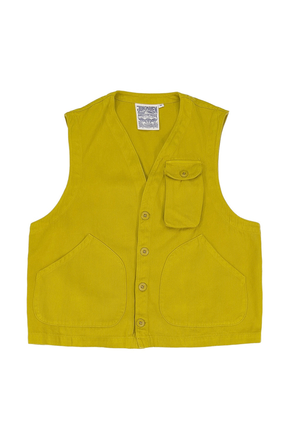 Falcon Vest | Jungmaven Hemp Clothing & Accessories / Color: Citrine Yellow