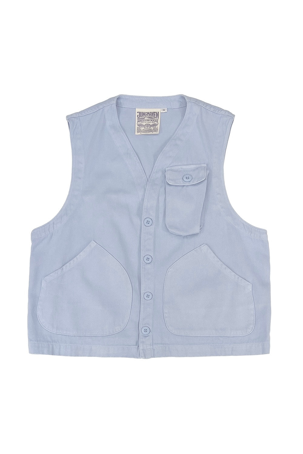 Falcon Vest | Jungmaven Hemp Clothing & Accessories / Color:Coastal Blue