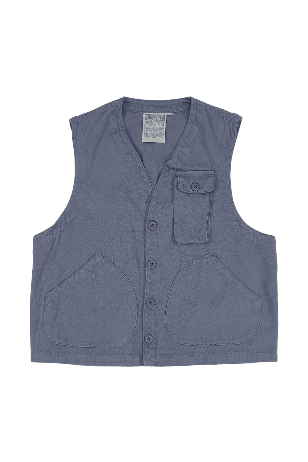 Falcon Vest | Jungmaven Hemp Clothing & Accessories / Color: Diesel Gray