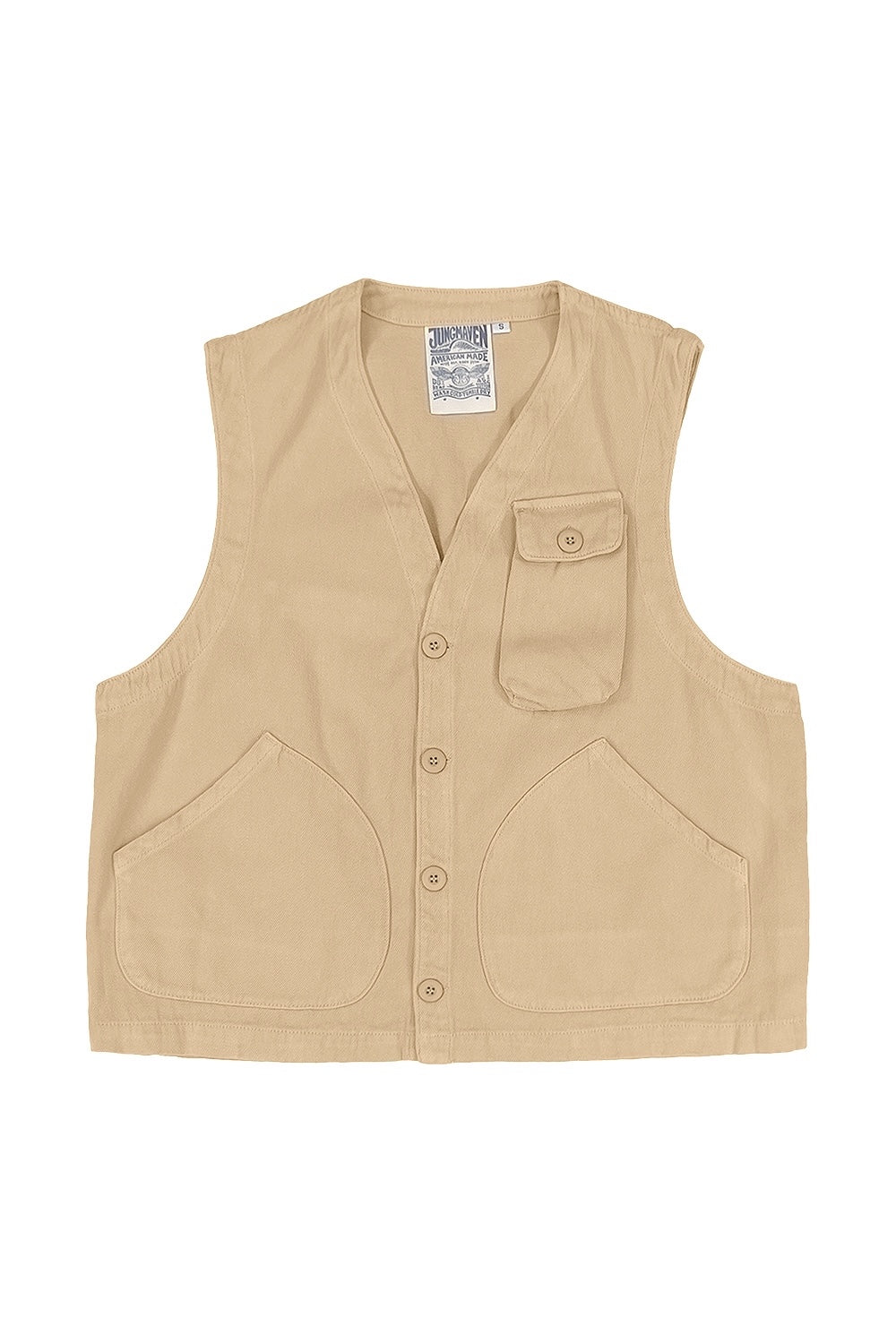 Falcon Vest | Jungmaven Hemp Clothing & Accessories / Color: Oat Milk