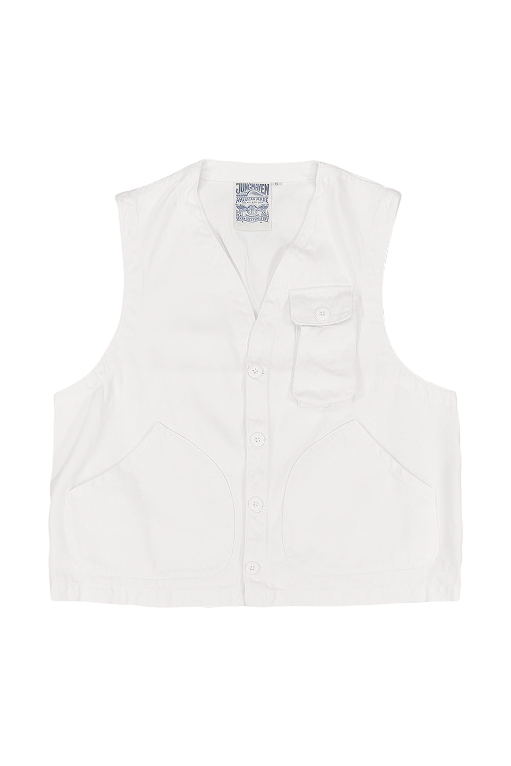 Falcon Vest | Jungmaven Hemp Clothing & Accessories / Color:Washed White