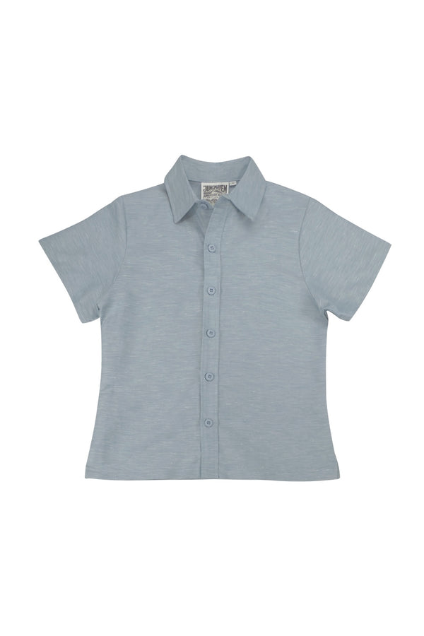 Faria Shirt | Jungmaven Hemp Clothing & Accessories / Color: Steel Blue