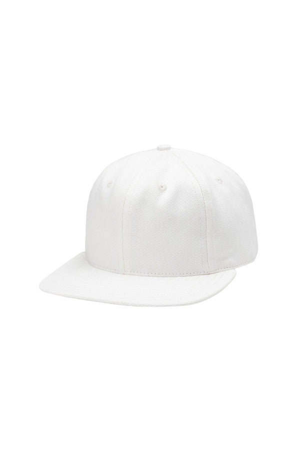 Field Cap | Jungmaven Hemp Clothing & Accessories / Color: White Twill with Red/White/Blue Stripe