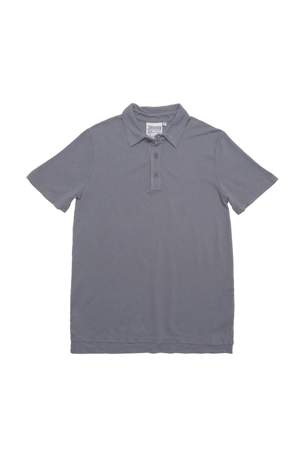 Fields Polo | Jungmaven Hemp Clothing & Accessories / Color: Diesel Gray