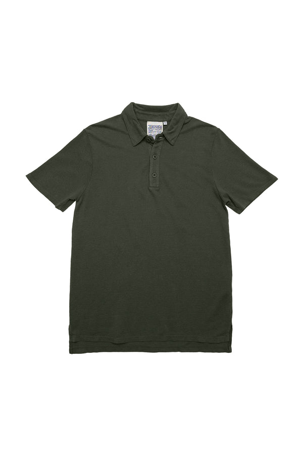 Fields Polo | Jungmaven Hemp Clothing & Accessories / Color: Olive Green