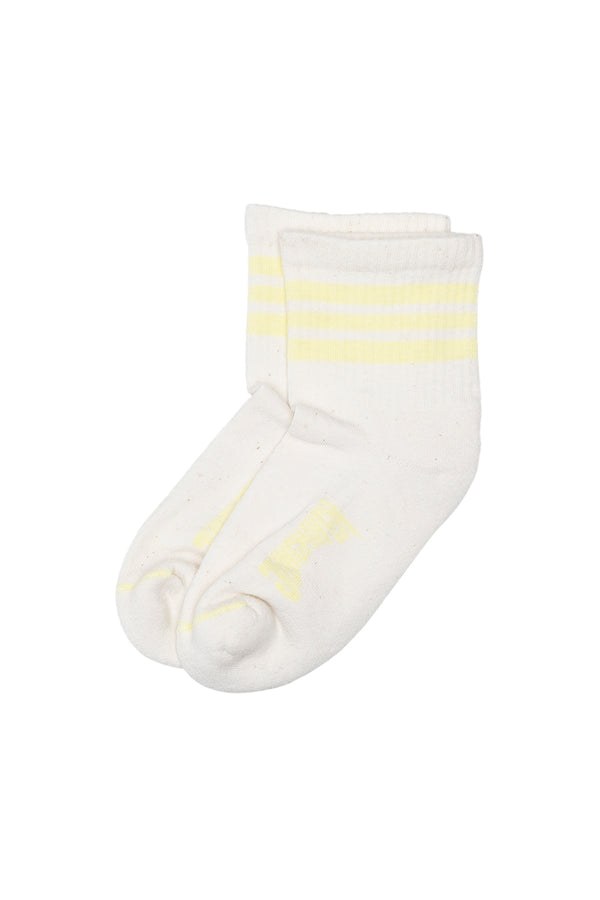 Freestyle Quarter Crew Sock | Jungmaven Hemp Clothing & Accessories / Color:Maize