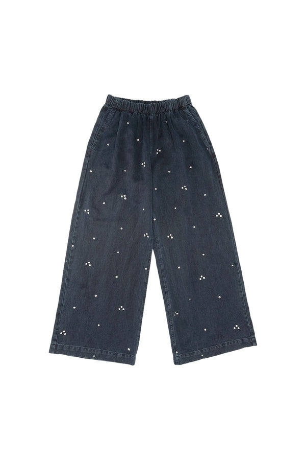 Gold Flake Denim Disco Pant | Jungmaven Hemp Clothing & Accessories / Color: Black