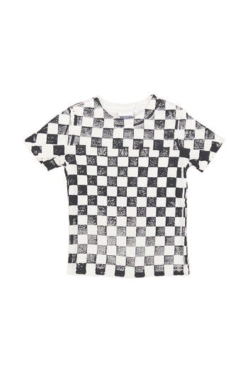 Checkerboard Grom Tee | Jungmaven Hemp Clothing & Accessories