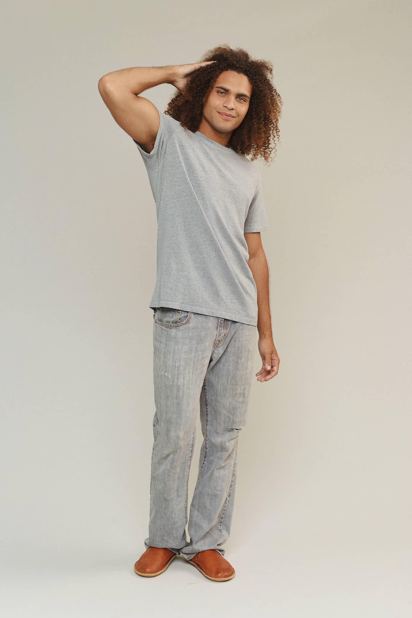 Heathered Baja Tee | Jungmaven Hemp Clothing & Accessories / Color: