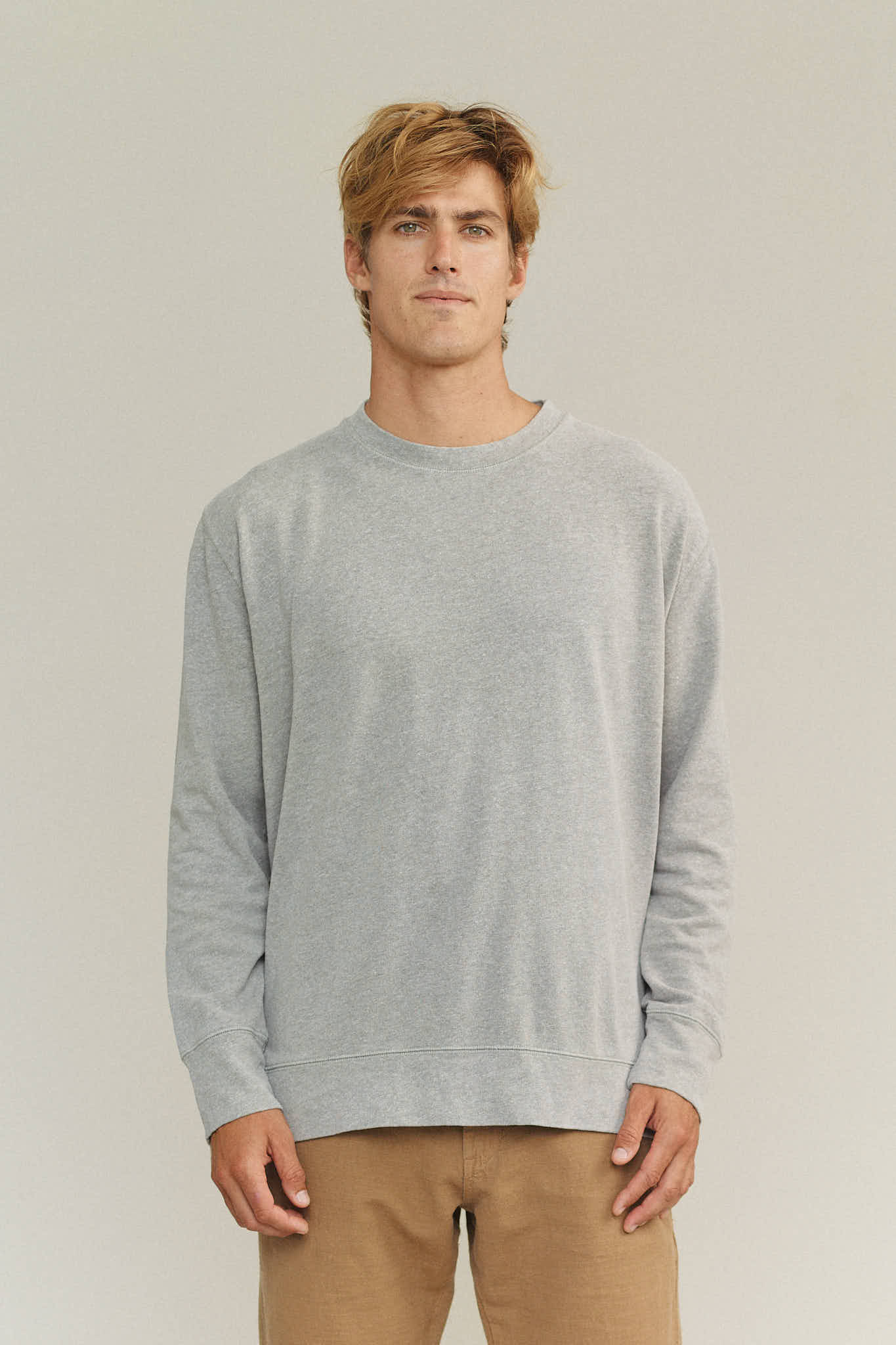 Heathered California Pullover | Jungmaven Hemp Clothing & Accessories / Color: