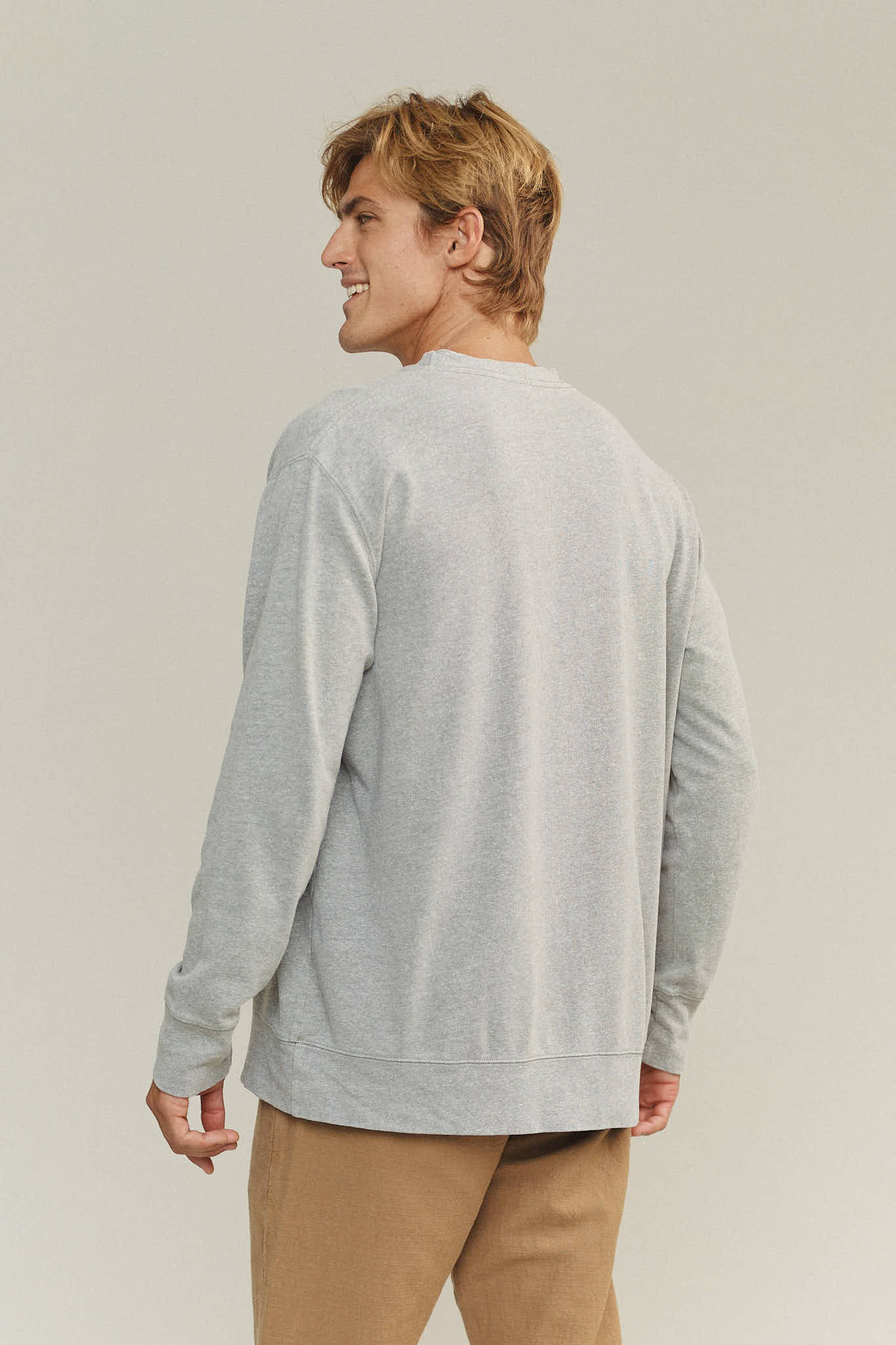 Heathered California Pullover | Jungmaven Hemp Clothing & Accessories / Color: