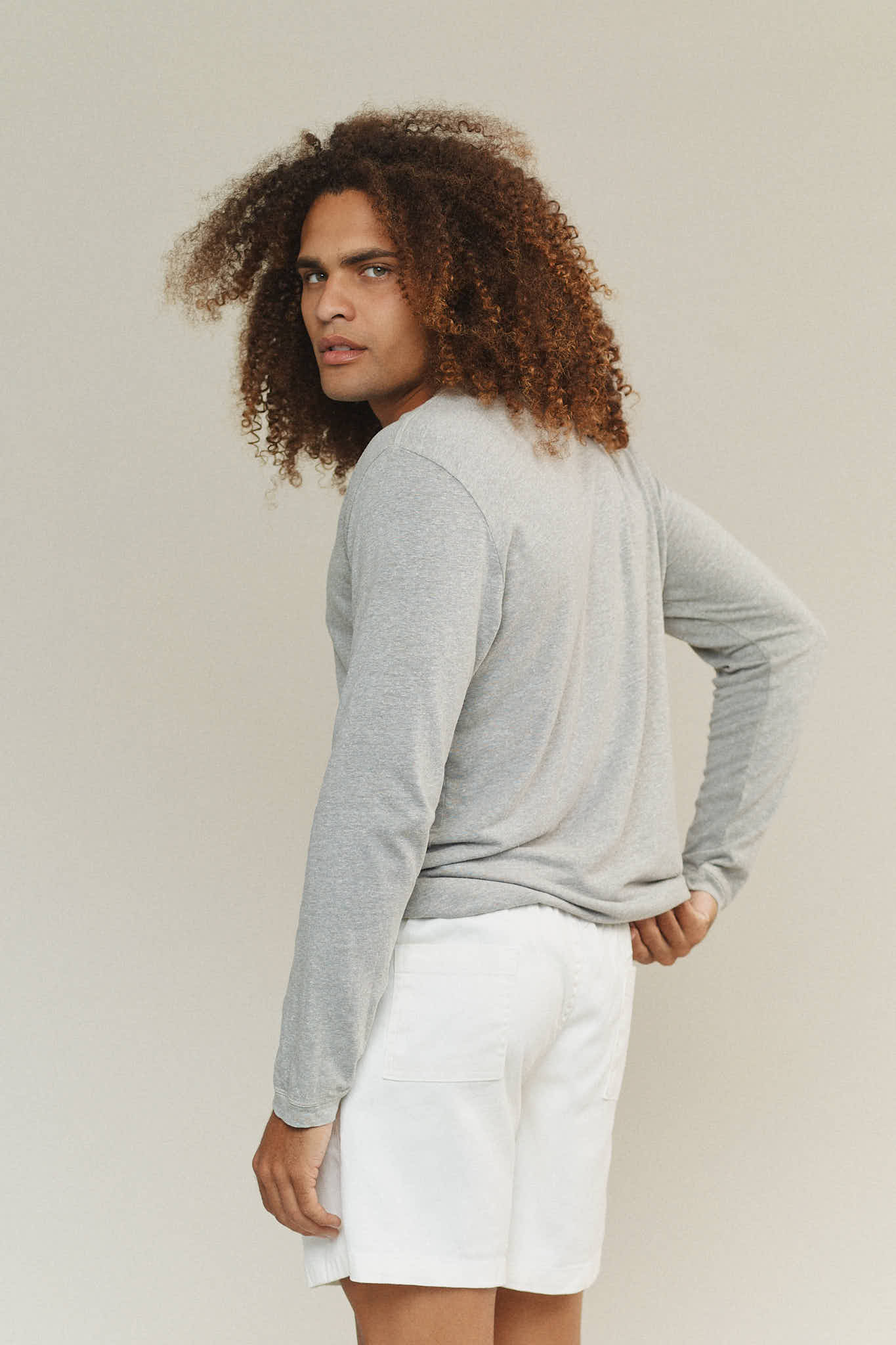 Heathered Jung Long Sleeve Tee | Jungmaven Hemp Clothing