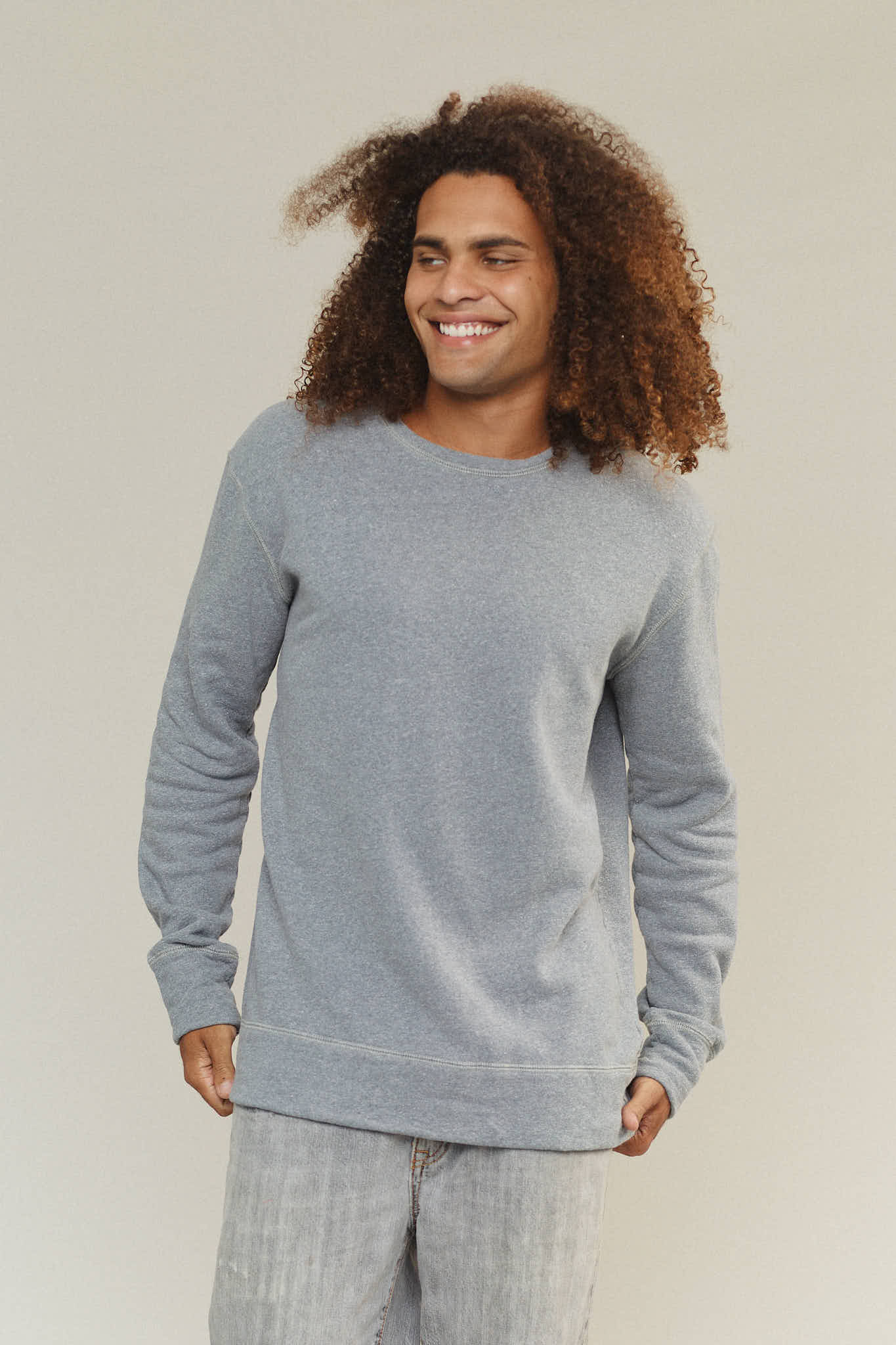 Heathered Fleece Tahoe Sweatshirt | Jungmaven Hemp Clothing & Accessories / Color: