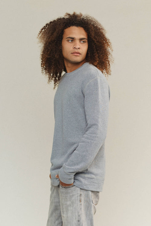 Heathered Fleece Tahoe Sweatshirt | Jungmaven Hemp Clothing & Accessories / Color: