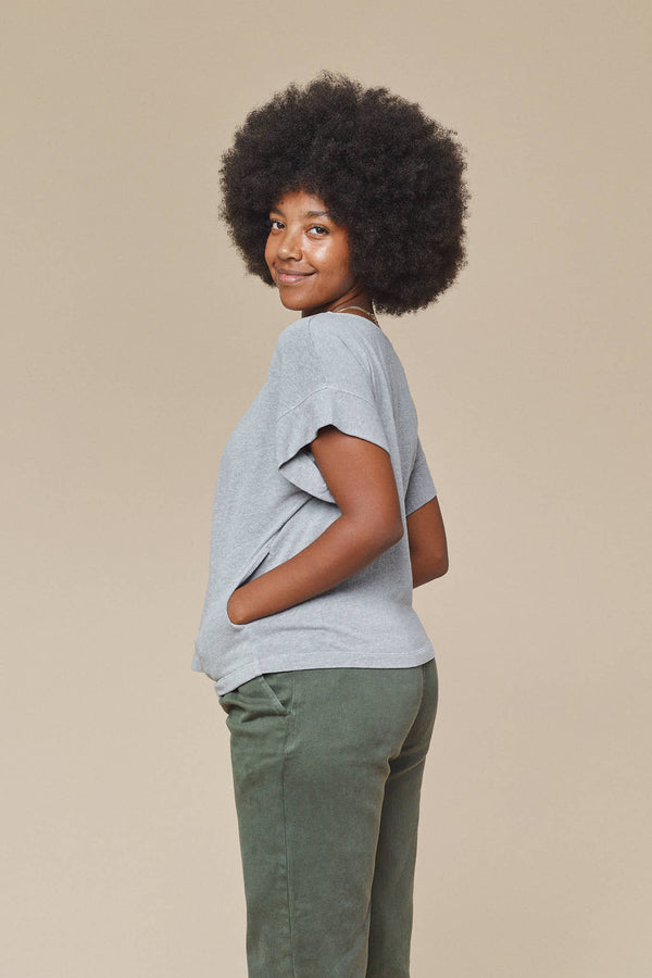 Heathered Taos Top | Jungmaven Hemp Clothing & Accessories / Color: