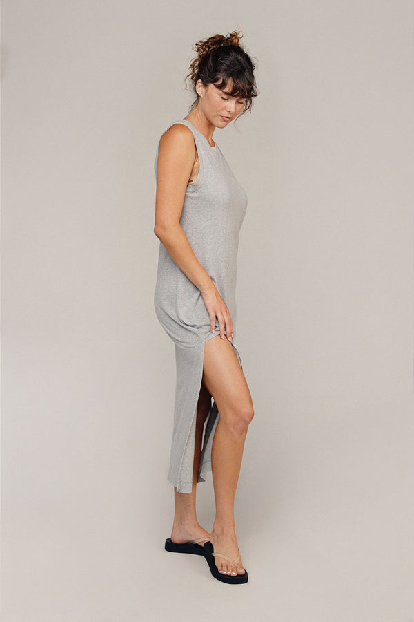 Heathered Hermosa Dress | Jungmaven Hemp Clothing & Accessories / Color: