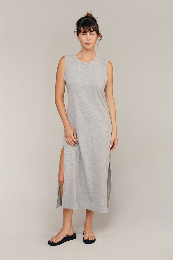 Heathered Hermosa Dress | Jungmaven Hemp Clothing & Accessories / Color: