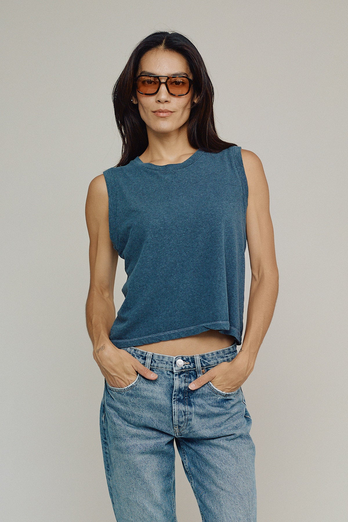 Heathered Phoenix Tee | Jungmaven Hemp Clothing & Accessories / model_desc: Jenna is 5’10” wearing Small