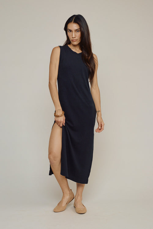 Hermosa Dress | Jungmaven Hemp Clothing & Accessories / model_desc: Jenna is  5’10” wearing XS