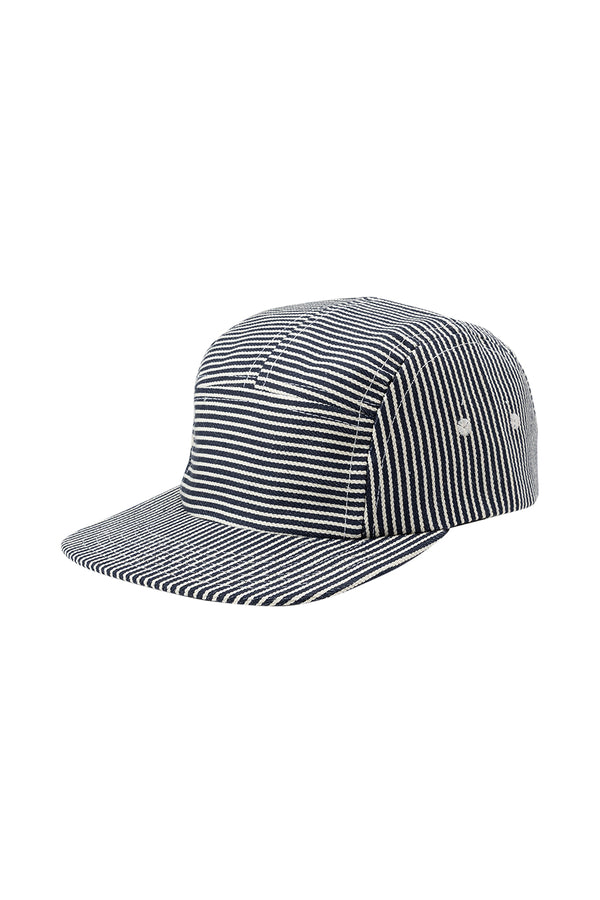 Hickory Stripe Cap | Jungmaven Hemp Clothing & Accessories / Color: Narrow Stripe w/ Black