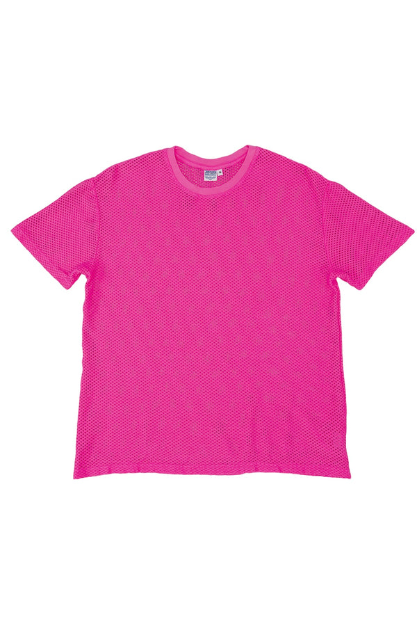 Highline Mesh Tee | Jungmaven Hemp Clothing & Accessories / Color: Electric Fuchsia