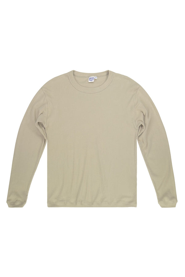 Hamacho Long Sleeve Tee | Jungmaven Hemp Clothing & Accessories / Color: Desert Khaki 