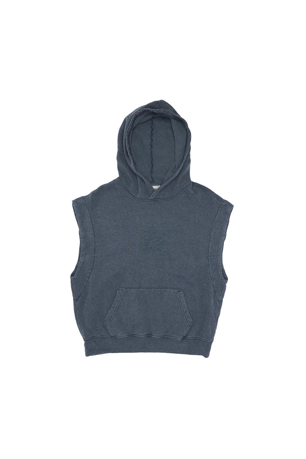Heathered Balboa Hooded Sweatshirt | Jungmaven Hemp Clothing & Accessories / Color: Navy