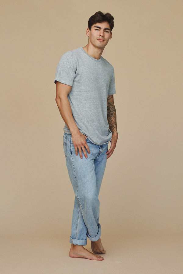 Heathered Baja Tee | Jungmaven Hemp Clothing & Accessories / Color: