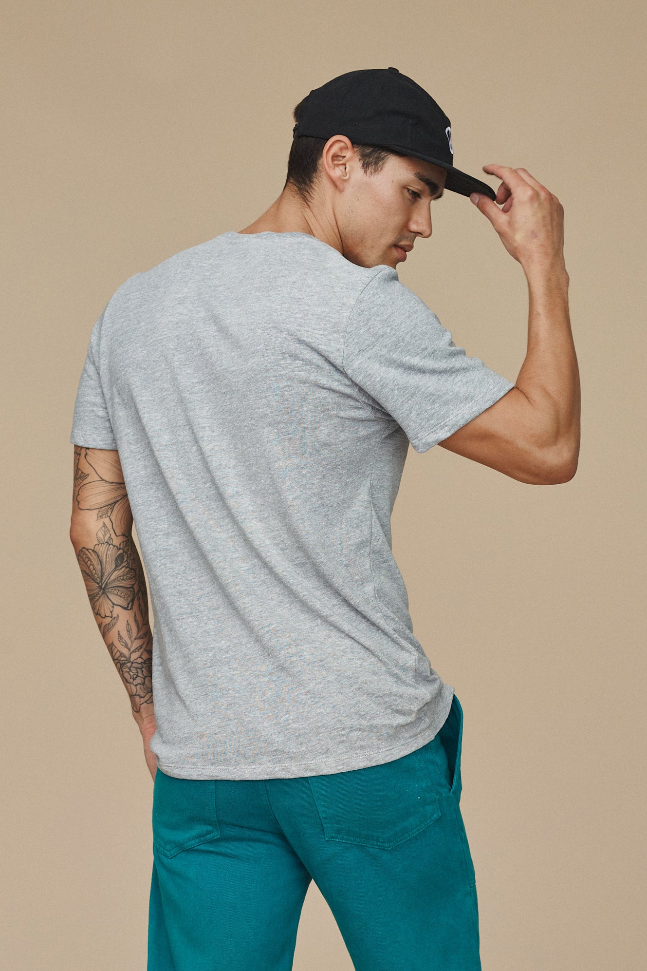 Heathered Baja Tee | Jungmaven Hemp Clothing & Accessories - USA Made