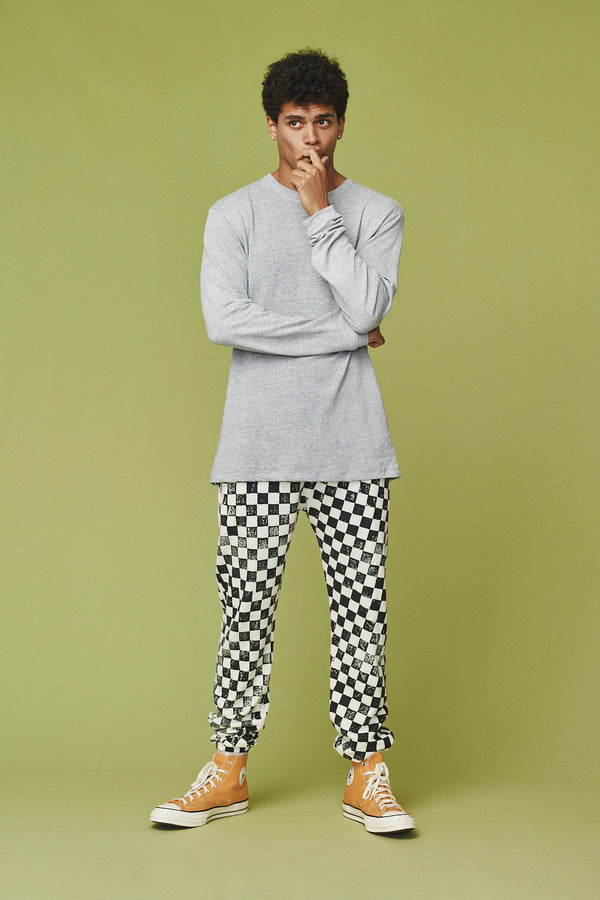 Heathered Baja Long Sleeve Tee | Jungmaven Hemp Clothing & Accessories / Color: