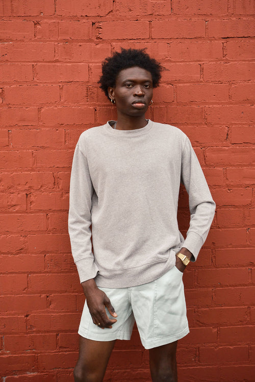 Heathered California Pullover | Jungmaven Hemp Clothing & Accessories / Color: