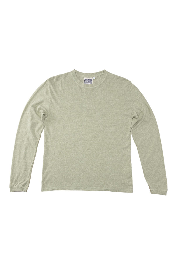 Heathered Jung Long Sleeve Tee | Jungmaven Hemp Clothing & Accessories / Color: Agave Green