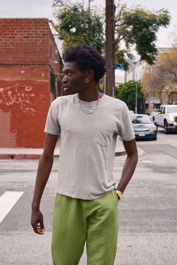 Heathered Jung Pocket Tee | Jungmaven Hemp Clothing & Accessories / Color: