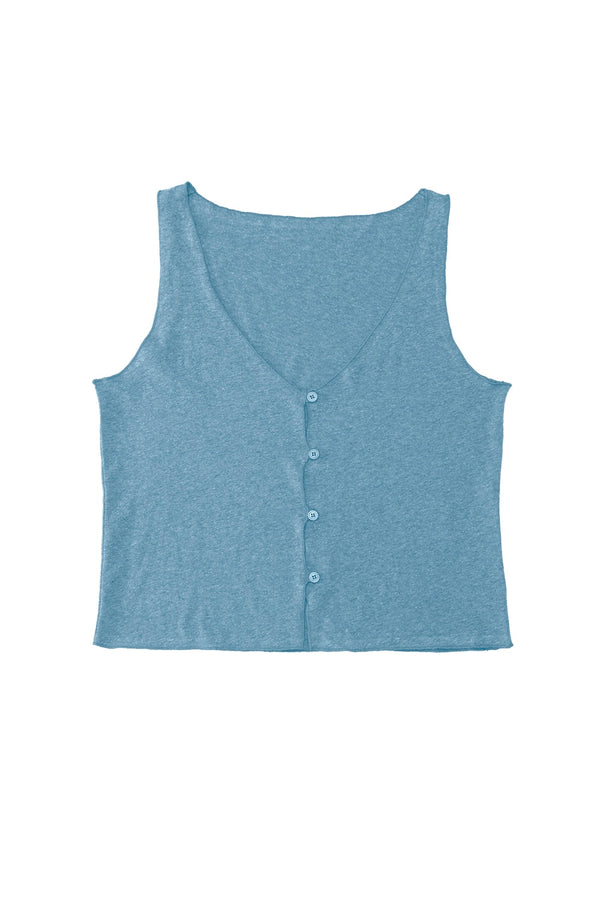 Heathered Anacapa Vest | Jungmaven Hemp Clothing & Accessories / Color: Blue Heaven