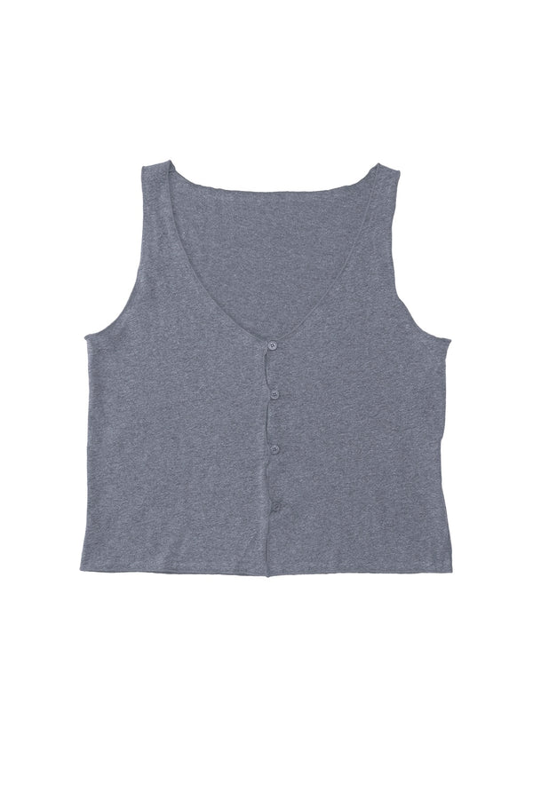 Heathered Anacapa Vest | Jungmaven Hemp Clothing & Accessories / Color: Diesel Gray