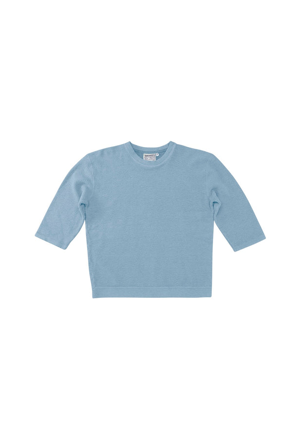 Heathered Duke 3/4 Sleeve Sherpa | Jungmaven Hemp Clothing & Accessories / Color: Blue Heaven