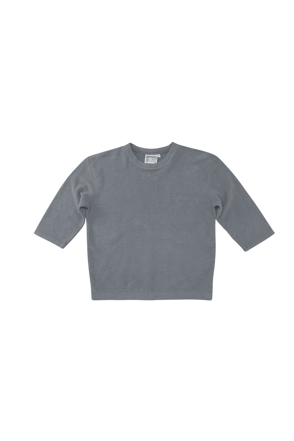 Heathered Duke 3/4 Sleeve Sherpa | Jungmaven Hemp Clothing & Accessories / Color: Diesel Gray