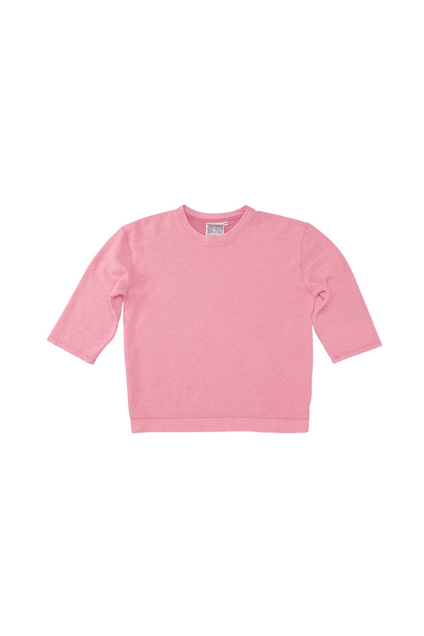 Heathered Duke 3/4 Sleeve Sherpa | Jungmaven Hemp Clothing & Accessories / Color: Sunset Coral