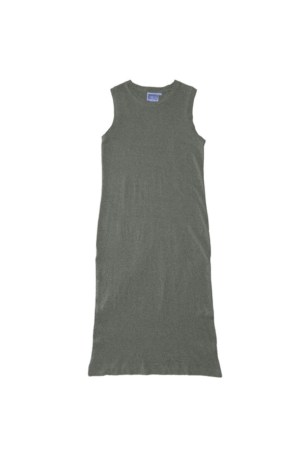 Heathered Hermosa Dress | Jungmaven Hemp Clothing & Accessories / Color: Olive Green