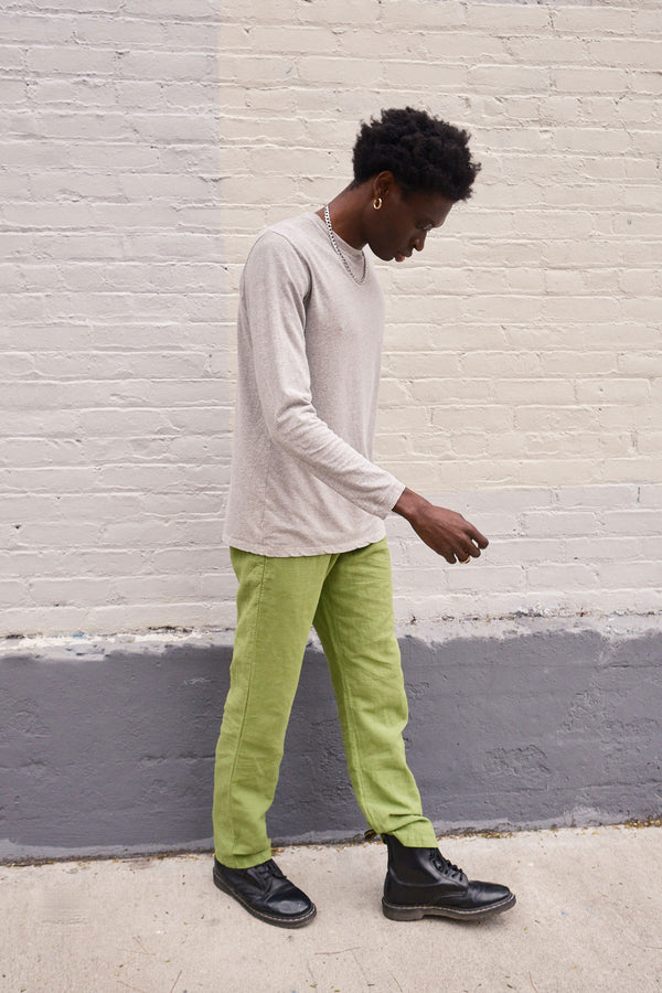 Heathered Jung Long Sleeve Tee | Jungmaven Hemp Clothing & Accessories / Color: