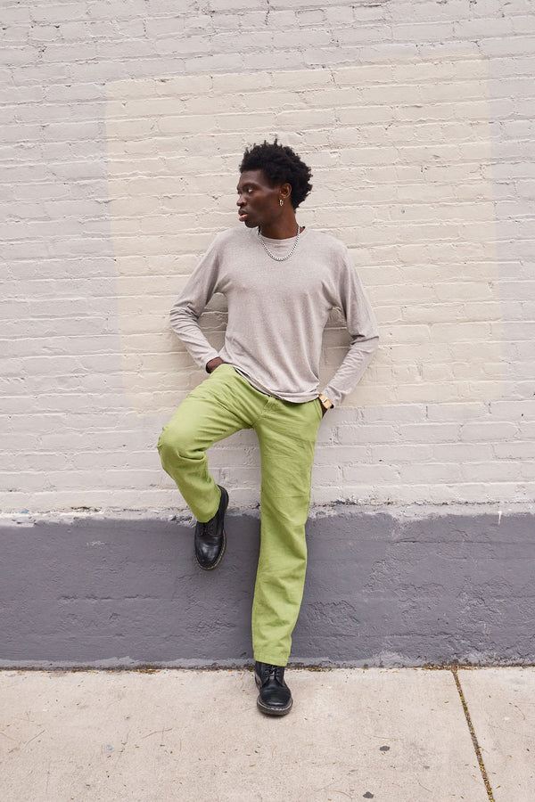 Heathered Jung Long Sleeve Tee | Jungmaven Hemp Clothing & Accessories / Color: