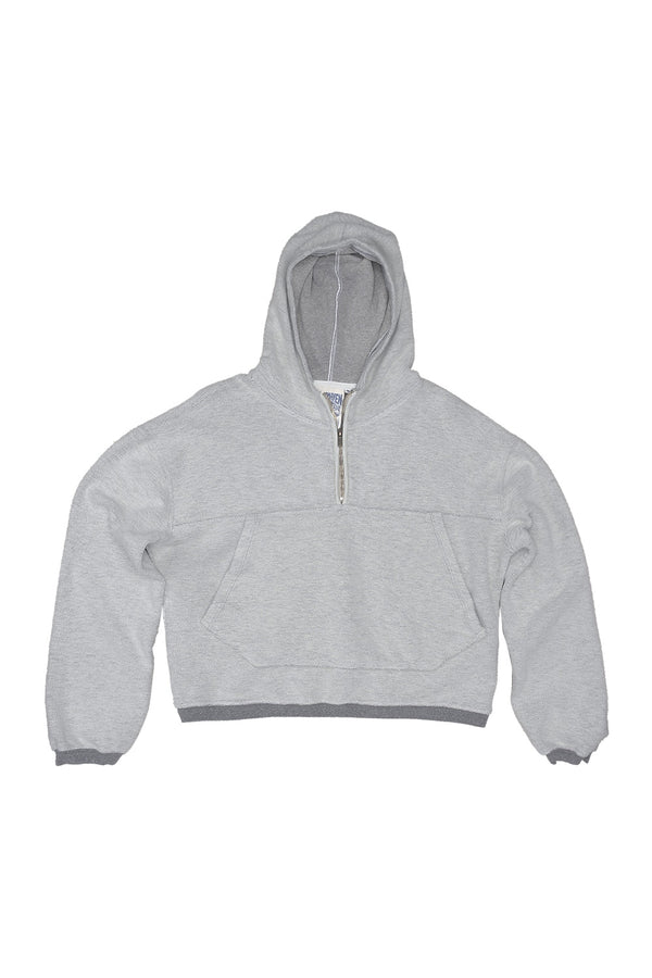 Heathered Osprey Cropped Sweatshirt | Jungmaven Hemp Clothing & Accessories / Color: Athletic Gray