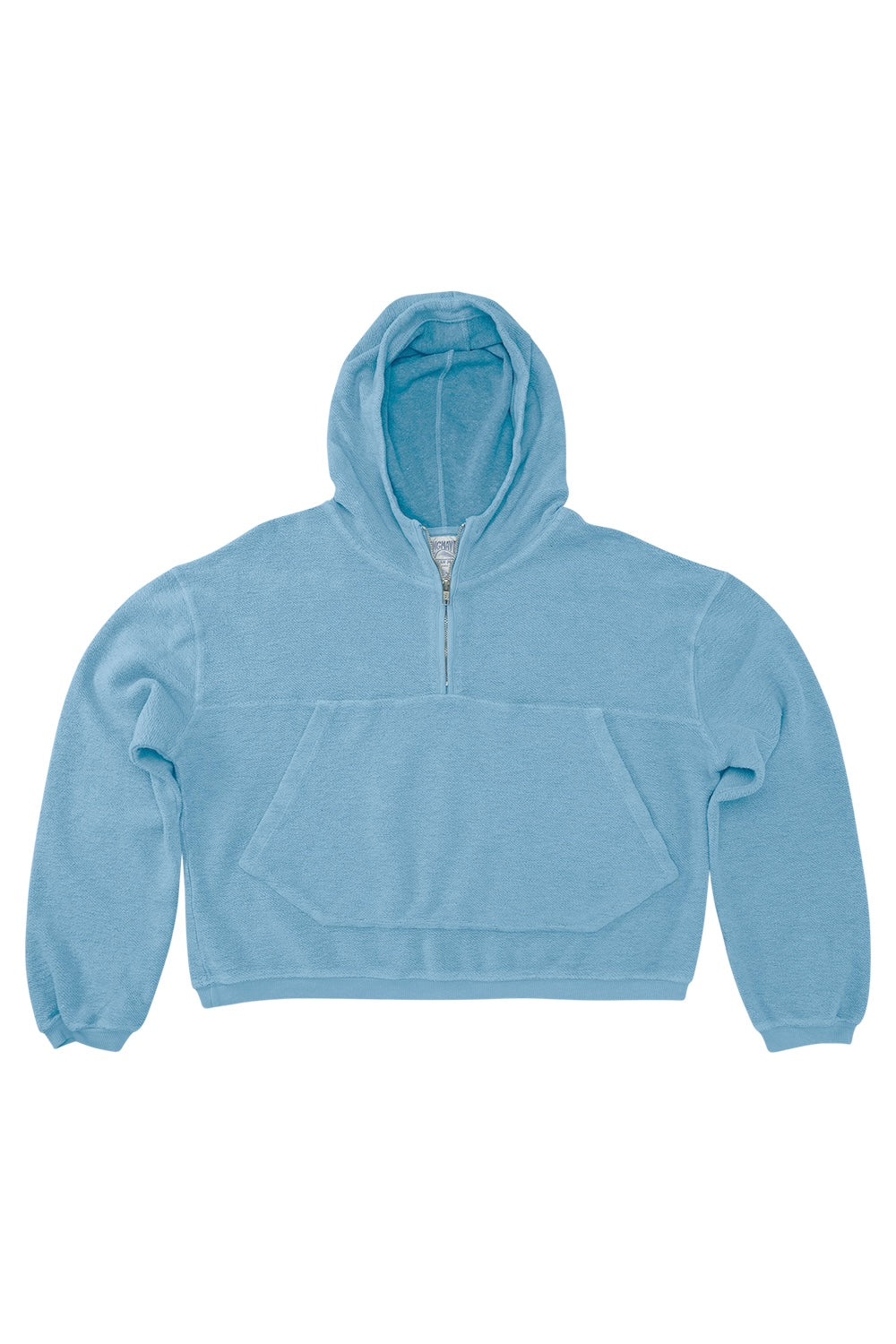 Heathered Osprey Cropped Sweatshirt | Jungmaven Hemp Clothing & Accessories / Color: Blue Heaven