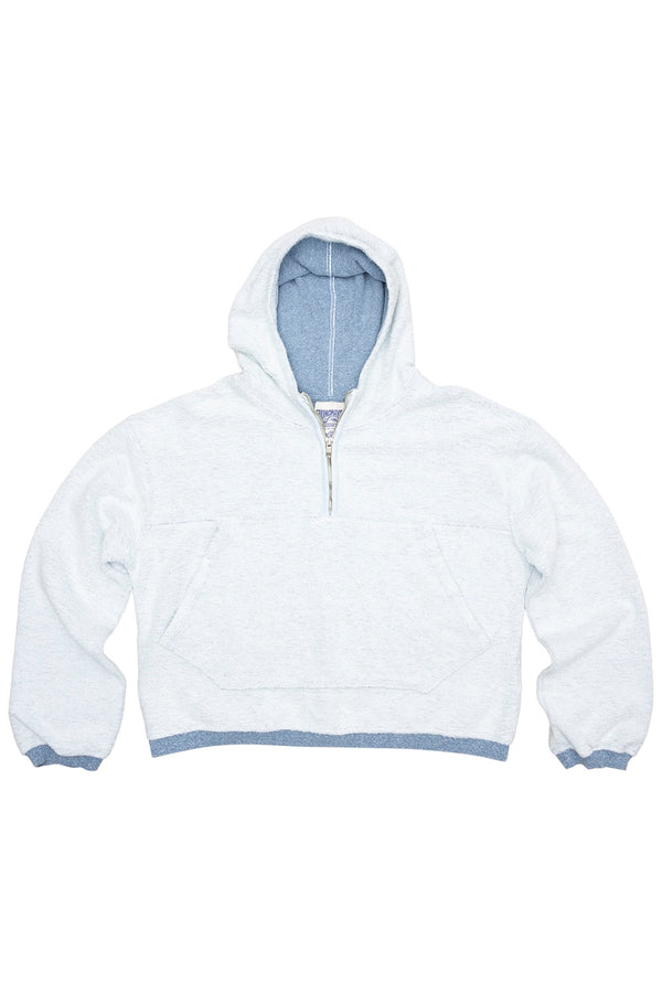 Heathered Osprey Cropped Sweatshirt | Jungmaven Hemp Clothing & Accessories / Color: Blue Heaven