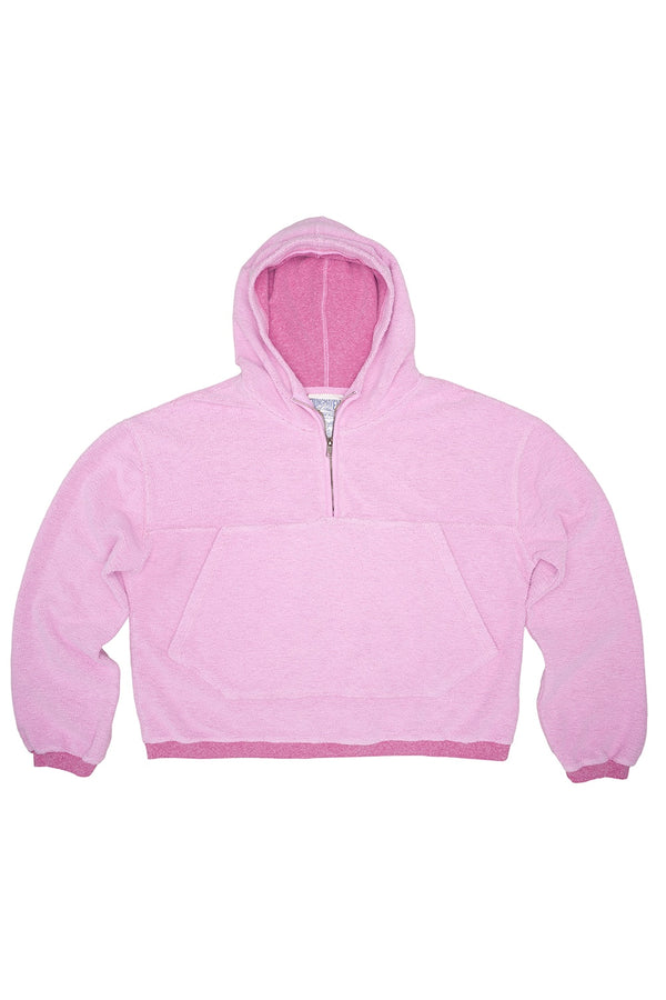 Heathered Osprey Cropped Sweatshirt | Jungmaven Hemp Clothing & Accessories / Color: Electric Fuchsia