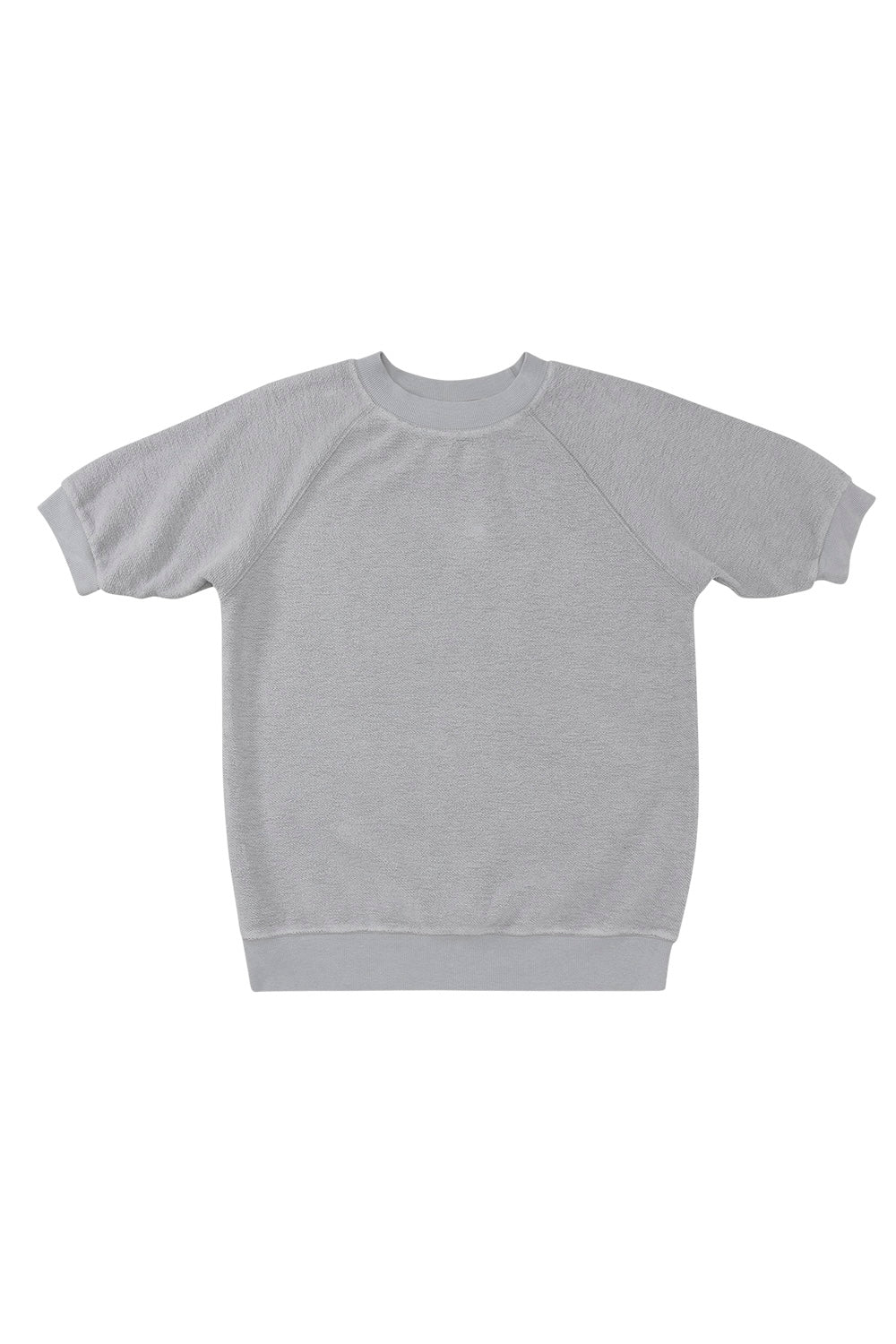 Heathered Short Sleeve Raglan Sherpa Sweatshirt | Jungmaven Hemp
